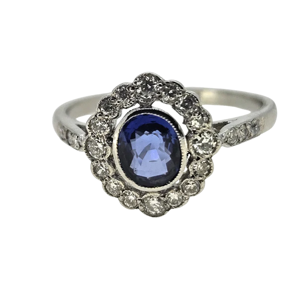 Sapphire and Diamond ring - image 1