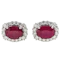 Ruby & Diamond earrings - image 1