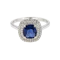Sapphire & Diamond ring - image 1