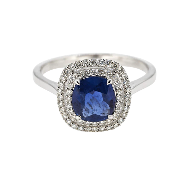 Sapphire & Diamond ring - image 1