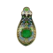 Russian silver gilt champleve and pique-a-jour enamel kovsh, Moscow, c.1900 by Khlebnikov. - image 1
