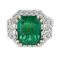 Emerald and Diamond ring - image 1