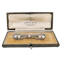 Rose cut diamond & pearl bar brooch - image 1