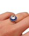 Lovely Art Deco French Diamond And Sapphire Ring at Deco&Vintage Ltd - image 1