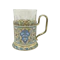 Russian silver gilt and cloisonné enamel tea glass holder, Moscow, c.1900 by - image 1