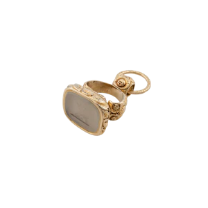 Victorian 15ct Gold Chalcedony Seal Fob Pendant Spectrum Antiques