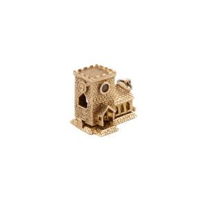 Vintage 9ct Gold Opening Church Wedding Charm Spectrum Antiques