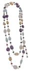 Stunning 9ct Gold multi gemstone gem beaded necklace Mark Constable Unit 301 - image 1