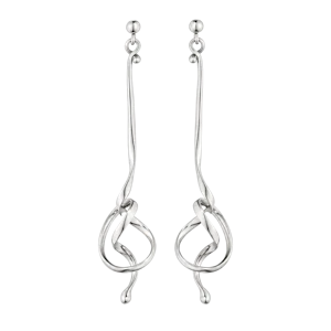 Georg Jensen Vivianna Torun Sterling Silver Drop Earrings Mark Constable Unit 301