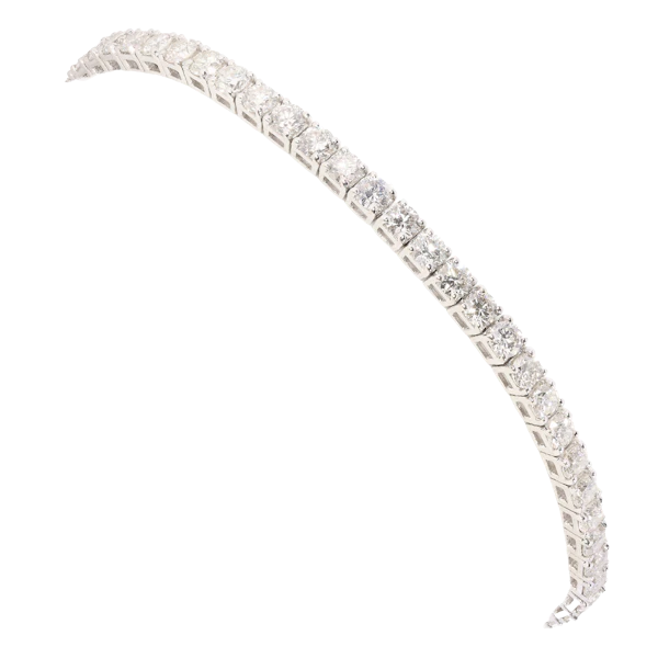 Diamond Tennis Bracelet, 6ct, c.1980s - image 1