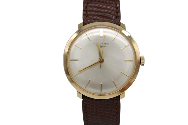 Longines 9ct Vintage Watch Original Box New Strap - image 1