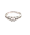 Oval Diamond Solitaire Ring ca. 2000 - image 1