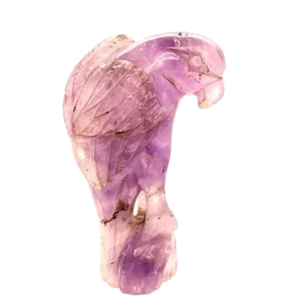 Carved Seal of Maltese Falcon in Amethyst Ca 1880 - image 1
