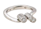 Georg Jensen 3 Diamond Cascade ring 0.33ct 18ct White gold Mark Constable Unit 301 - image 1