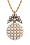 Delicate and Soft.. Dreamy Natural Pearl Pendant , Victorian ca 1880 - image 1