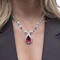 Rubellite & Diamond Necklace - image 1