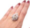 Marquise-Cut Diamond Ballerina Ring - image 1