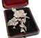 Victorian Old Mine Cut Diamond Flower Bouquet Brooch - image 1