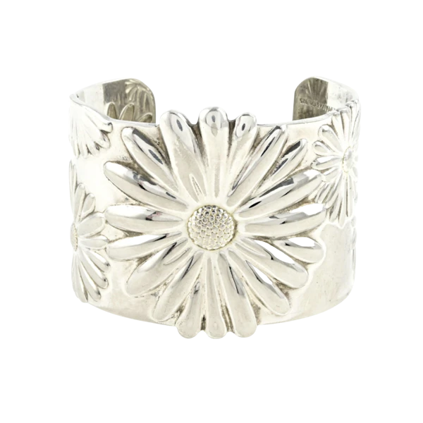 Tiffany Daisy Cuff Bangle - image 1