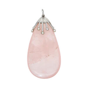Rose Quartz Pendant - Charlotte Sayers
