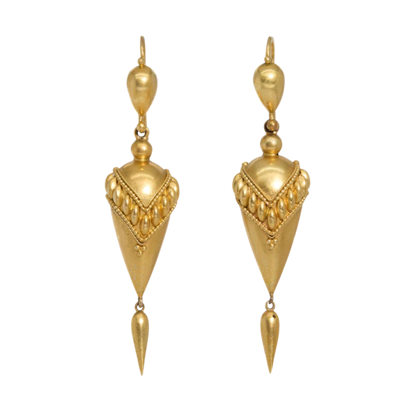 Victorian Drop Earrings - image 1