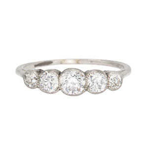 Art Deco Diamond Ring - Charlotte Sayers