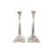 A Pair of George III Sterling Silver Corinthian-Column Candlesticks, London, 1763 - image 1