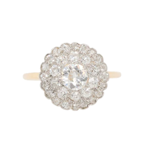 Old Cut Diamond Cluster Ring - Charlotte Sayers