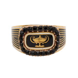 Abel Peyton Urn Mourning Ring - Charlotte Sayers
