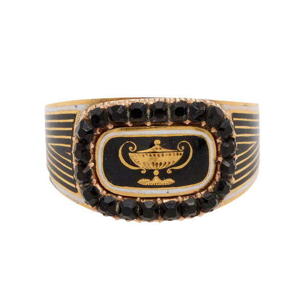 Abel Peyton Urn Mourning Ring - Charlotte Sayers - image 1