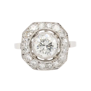 Art Deco Inspired Diamond Ring - Charlotte Sayers