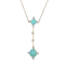 Turquoise Diamond Necklace - Charlotte Sayers - image 1