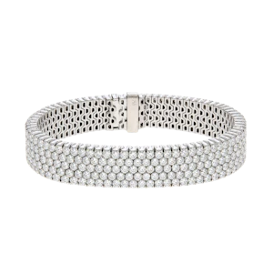 Pavé Set Diamond Bracelet - Charlotte Sayers