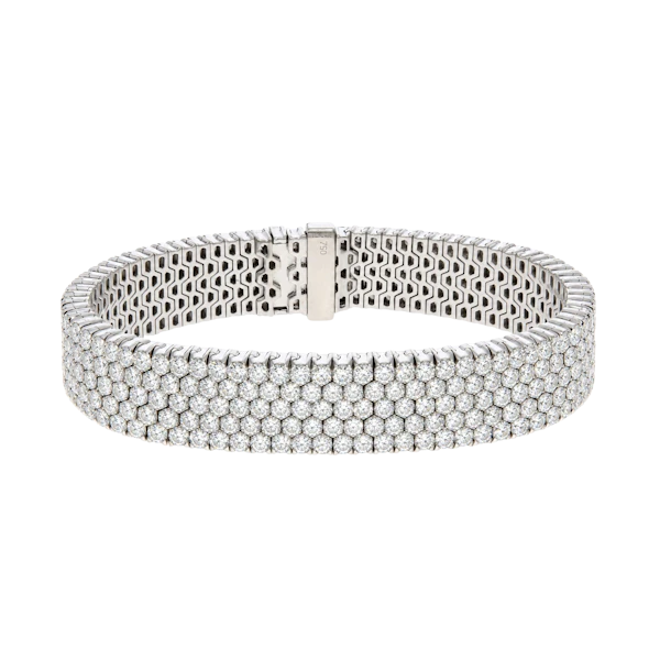 Pavé Set Diamond Bracelet - Charlotte Sayers - image 1