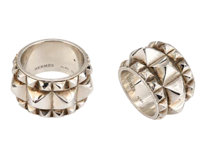 Hermès Espionne GM Grand Modèle Sterling Silver Statement Ring Mark Constable Unit 301