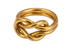 18ct Gold Sculptural Lovers Knot Ring Mark Constable Unit 301