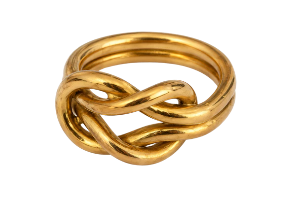 18ct Gold Sculptural Lovers Knot Ring Mark Constable Unit 301 - image 1