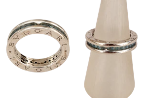 Bvlgari B.zero1 Special Edition Aquamarine Ring – 18ct White Gold Mark Constable Unit 301