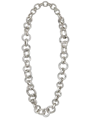 Tiffany & Co. Atlas Sterling Silver Ultra Long Rare Necklace  / Chain / Belt – 120cm Mark Constable Unit 301
