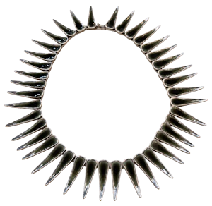 Anton Michelsen Sterling Silver & Enamel Modernist Necklace – Denmark Mark Constable Unit 301