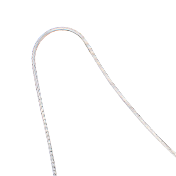 Italian 18ct White Gold Slinky Box Chain c.1980 - image 1