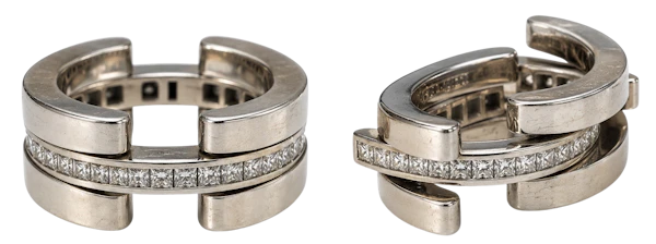 Bobby White 18ct White Gold & Diamond Motion Ring Mark Constable Unit 301 - image 1