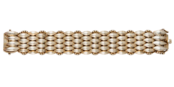 Rare Georg Jensen Harald Nielsen Sterling Silver Bracelet No. 86 – Circa 1945 Mark Constable Unit 301 - image 1