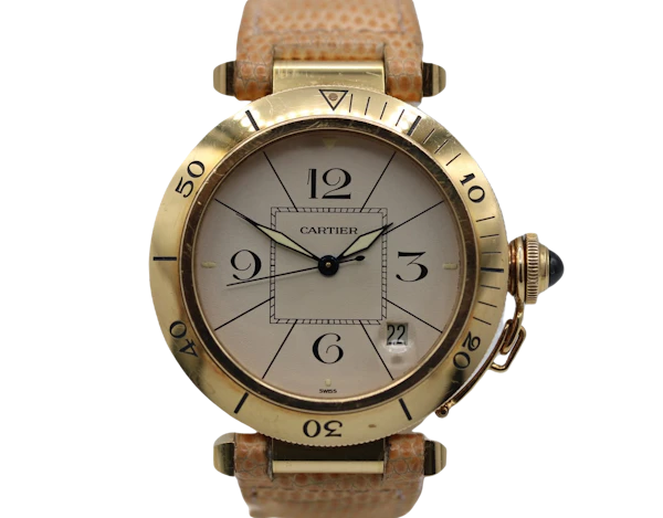 Cartier Pasha 1989 18k Full Set 1991 - image 1
