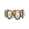Cut Steel Mother of Pearl Bracelet - Charlotte Sayers - image 1