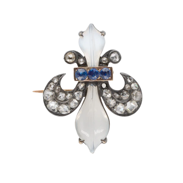 Fleur de Lys Brooch - Charlotte Sayers - image 1