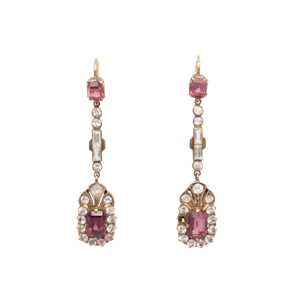 Art Deco Paste Earrings - Charlotte Sayers
