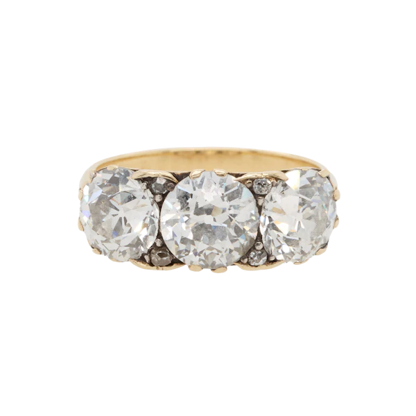 Diamond Three Stone Ring - Charlotte Sayers - image 1