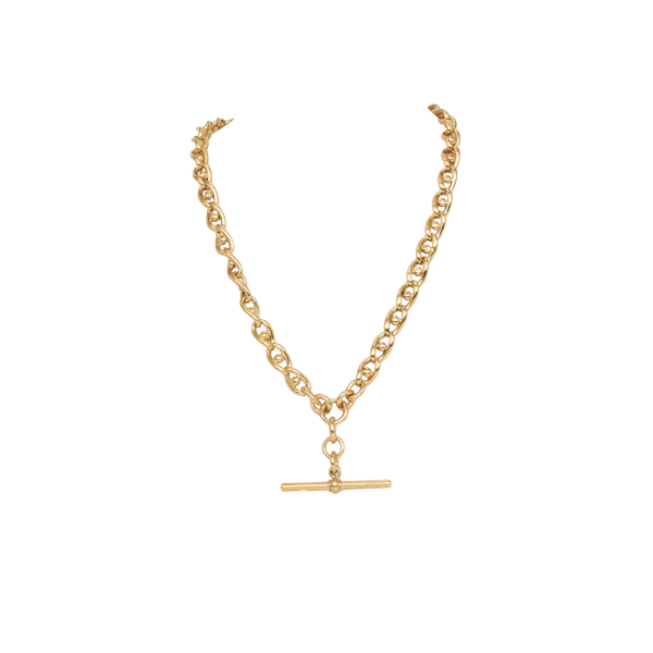 Edwardian Gold Albert Chain - Charlotte Sayers - image 1