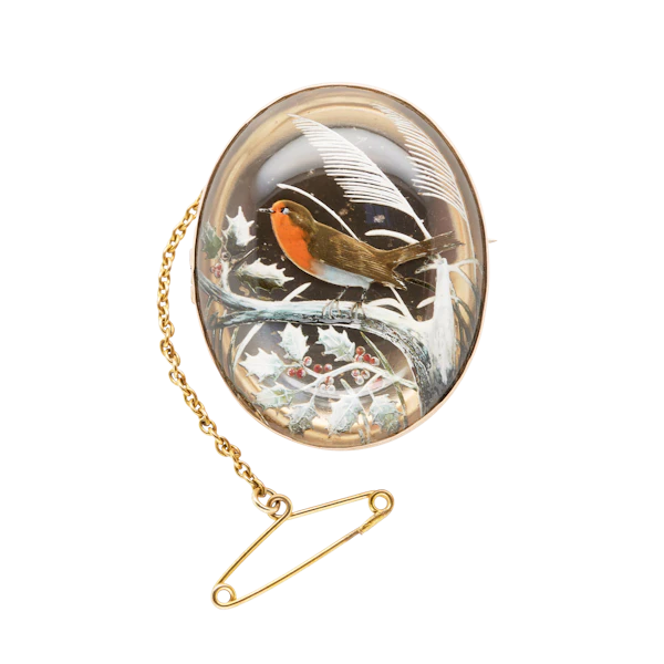 Robin Essex Crystal Brooch - Charlotte Sayers - image 1